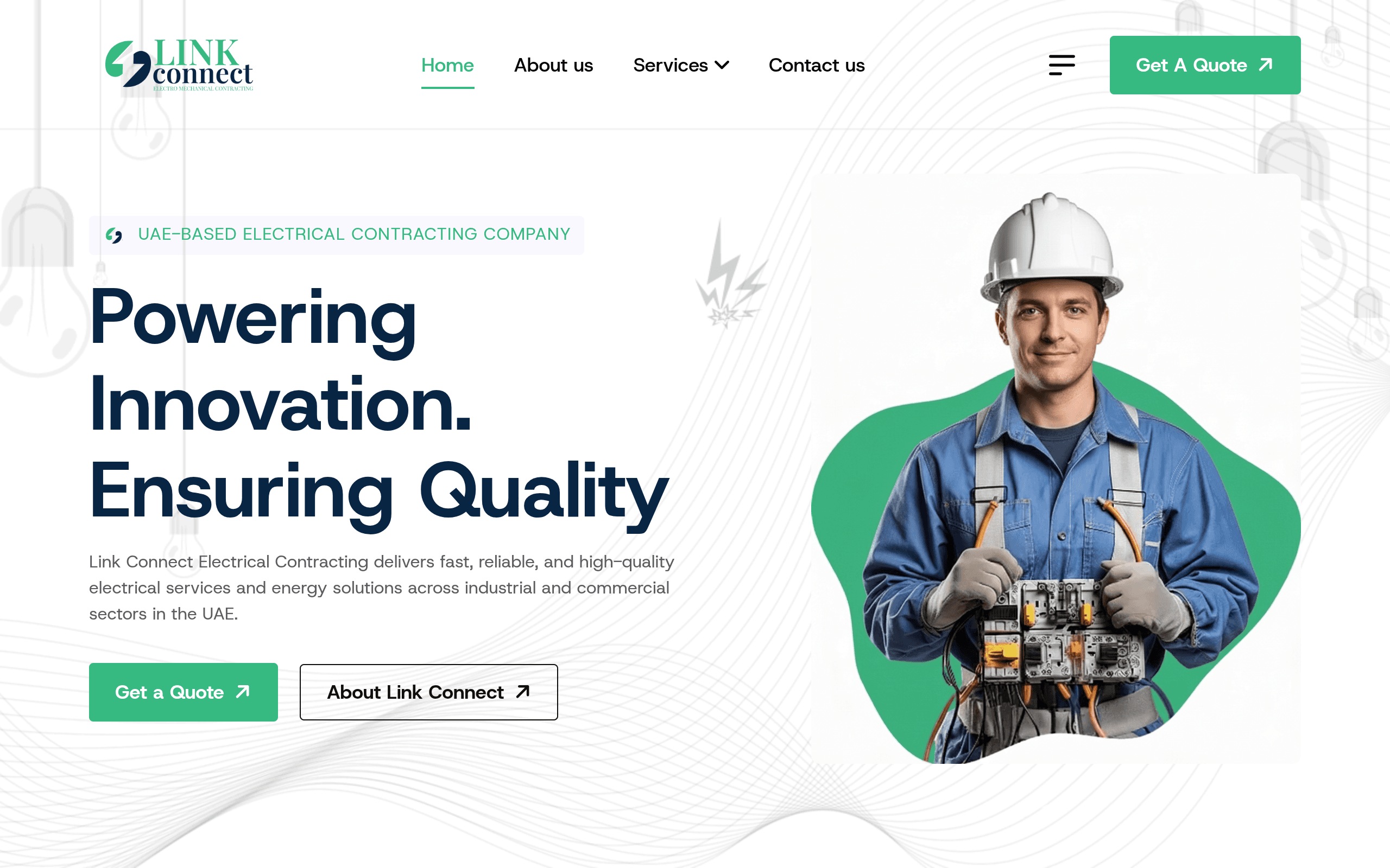 LinkConnect UAE Website Design